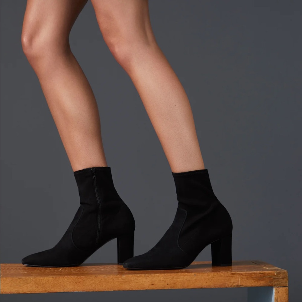 Inez Paz 70 suede sock booties